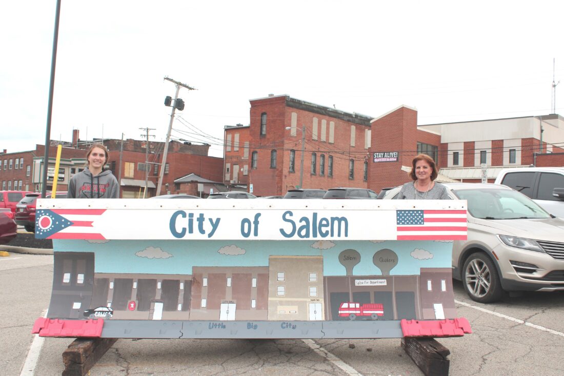 Salem’s Paint a Plow program submission was completed Thursday News